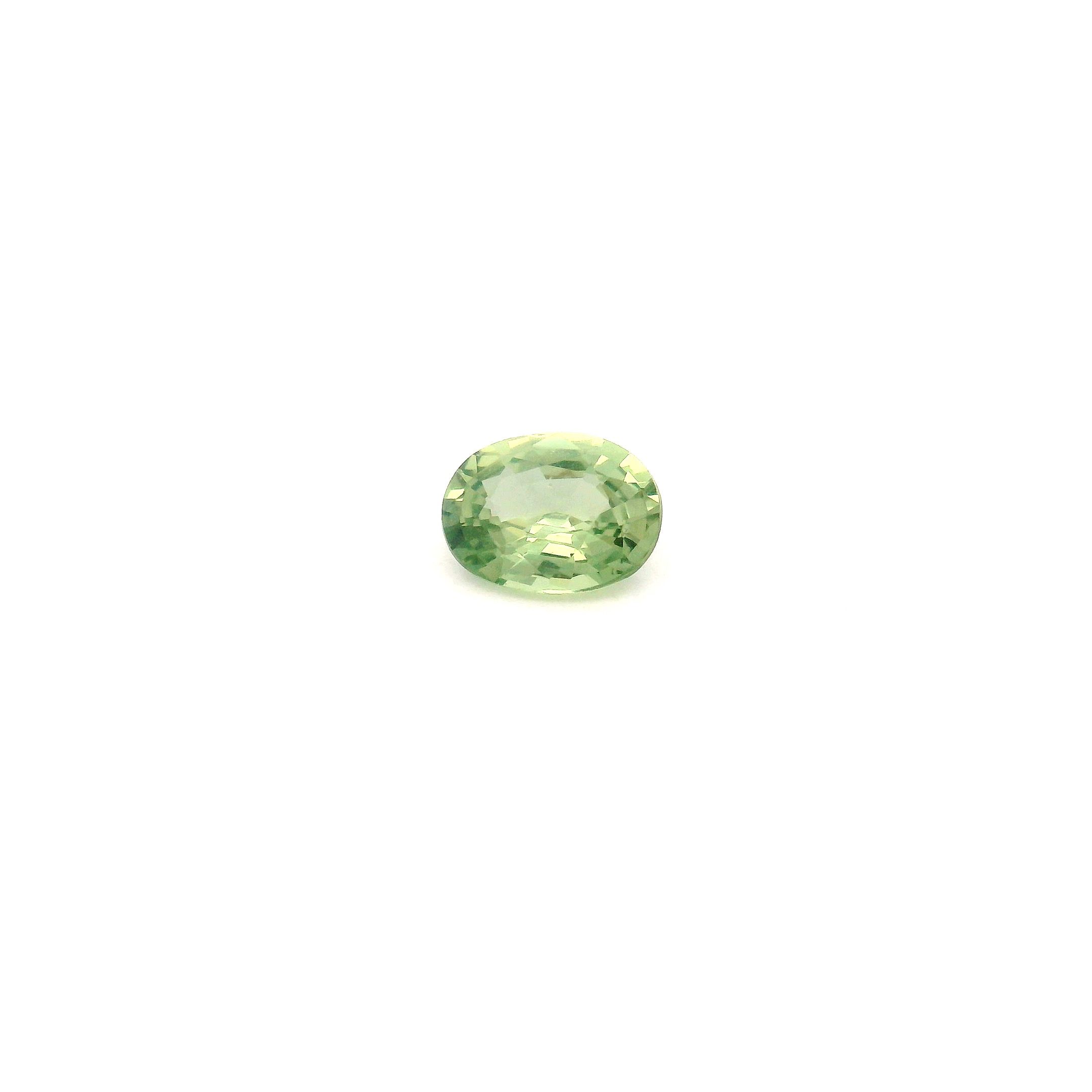 SAPPHIRE FACETED 0.41ct GREEN Medium EC MADAGASCAR NONE