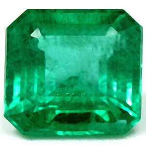 Szmaragd 2,34 ct, zielony, szlif szmaragdowy