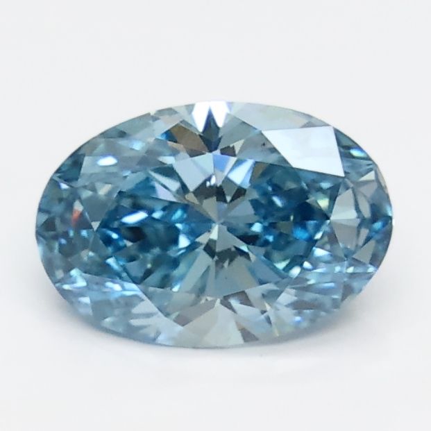 1.01 CT Fancy Vivid Blue OVAL