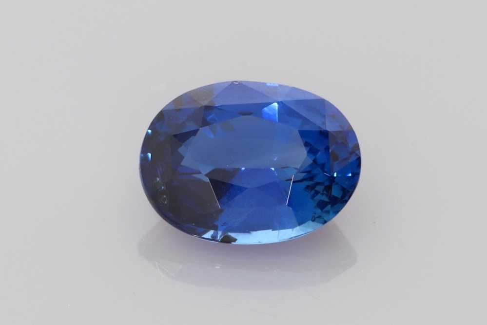 Szafir 1,52 ct, niebieski, szlif owalny