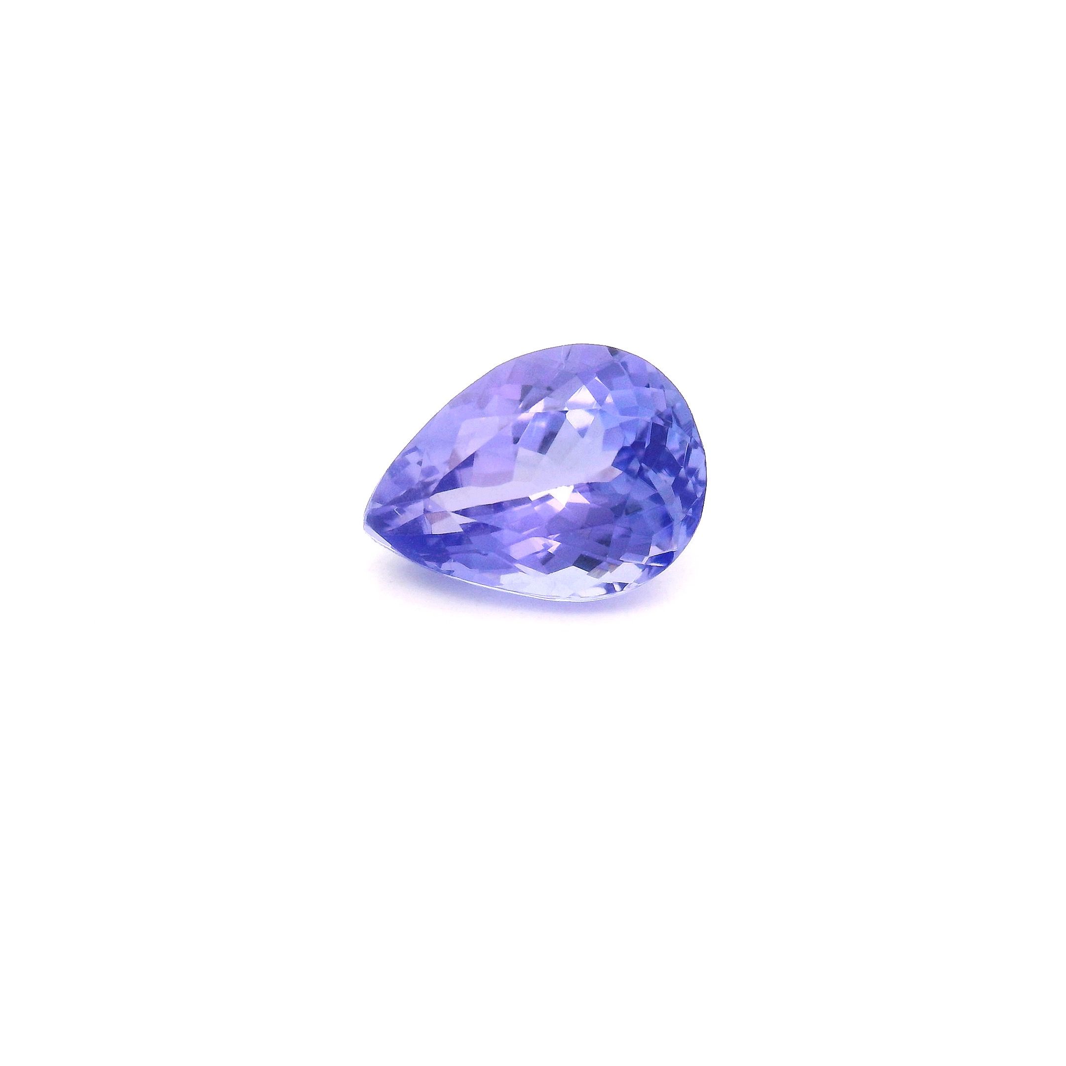 TANZANITE FACETED 1.21ct BLUE Intense EC TANZANIA HEATED