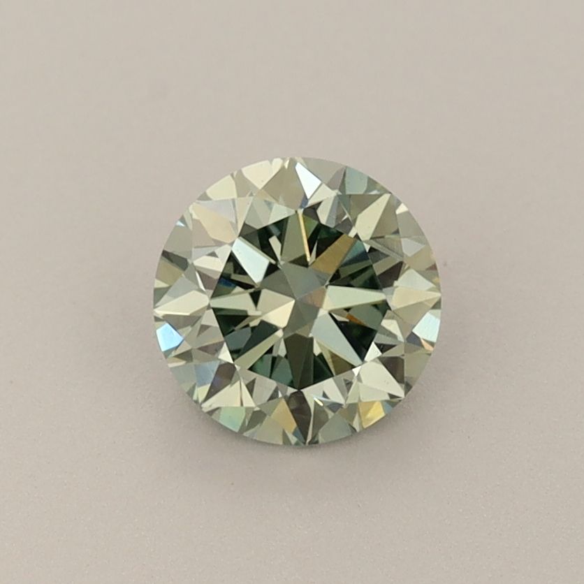0.75 CT Fancy Vivid Green ROUND