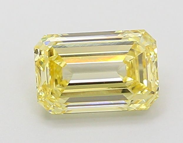 0.72 CT Fancy Light Yellow EMERALD