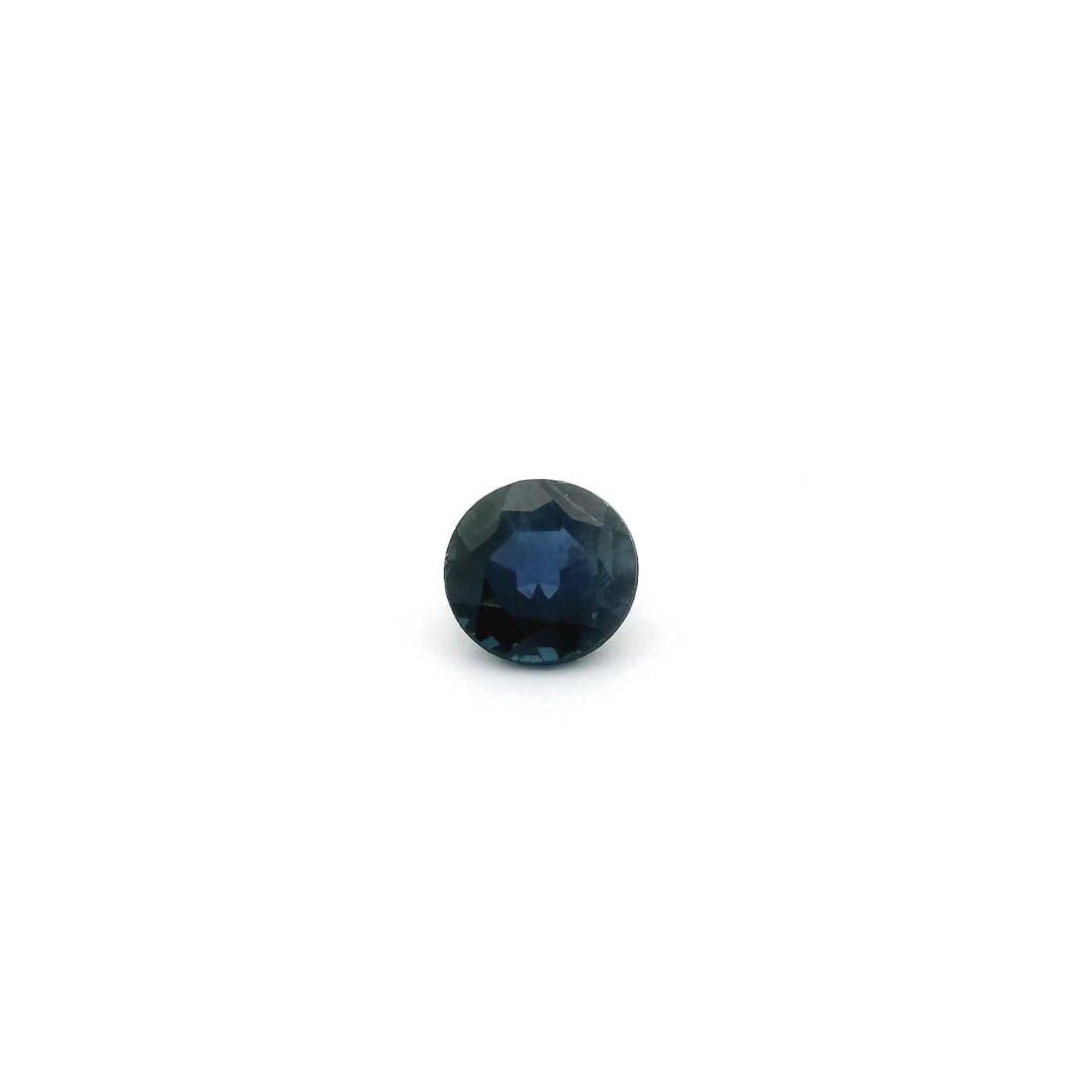 SAPPHIRE FACETED 0.47ct BLUE Deep Blue SI CAMBODIA HEATED