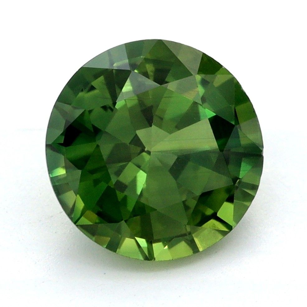 Szafir 1,63 ct, wielobarwny, szlif okrągły