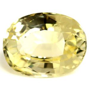 Szafir 1,88 ct, żółty, szlif owalny