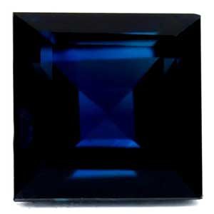 SAPPHIRE FACETED 1.35ct BLUE Navy Blue EC MADAGASCAR HEATED