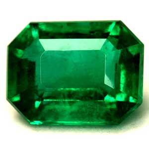Szmaragd 1,14 ct, zielony, szlif szmaragdowy