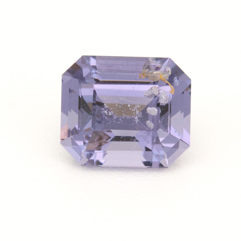 Spinel 1,58 ct, purpurowy, szlif szmaragdowy