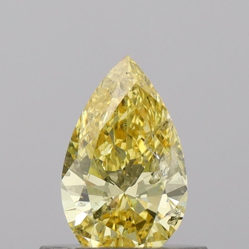 0.52 CT Fancy Intense Yellow PEAR