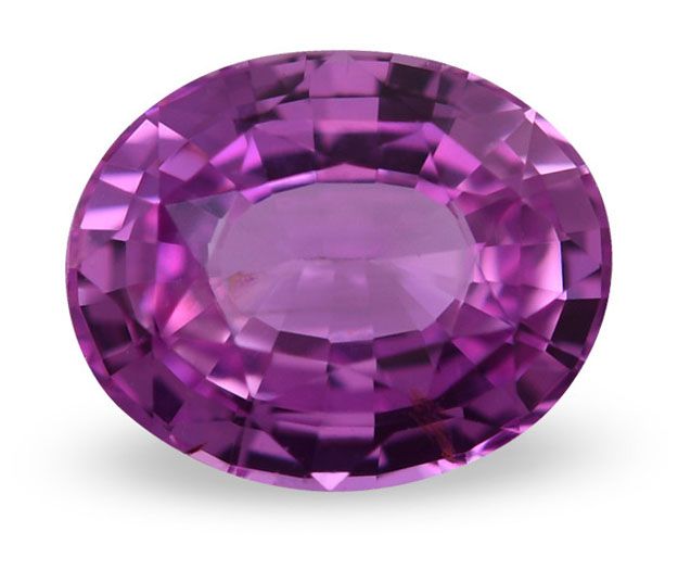 Szafir 2,03 ct, różowy, szlif owalny