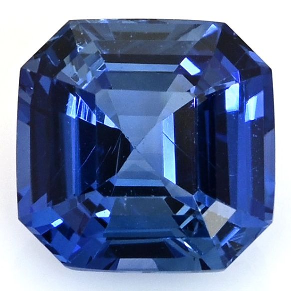 Szafir 1,49 ct, niebieski, szlif szmaragdowy