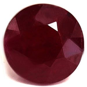 RUBY FACETED 1.35ct RED Deep Red SI REST_OF_AFRICA HEATED