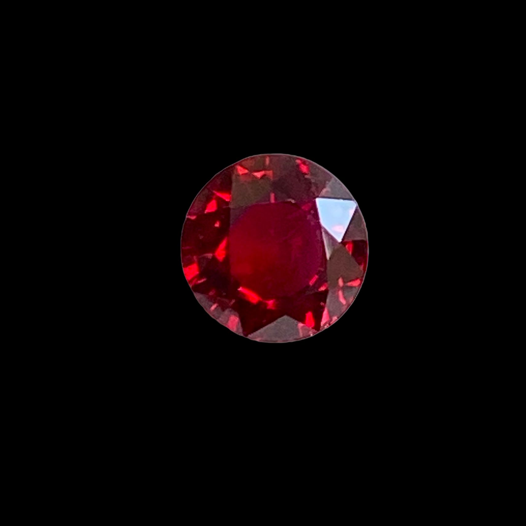 RUBY FACETED 1.5ct RED Red EC MOZAMBIQUE HEATED
