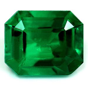 Szmaragd 1,46 ct, zielony, szlif szmaragdowy