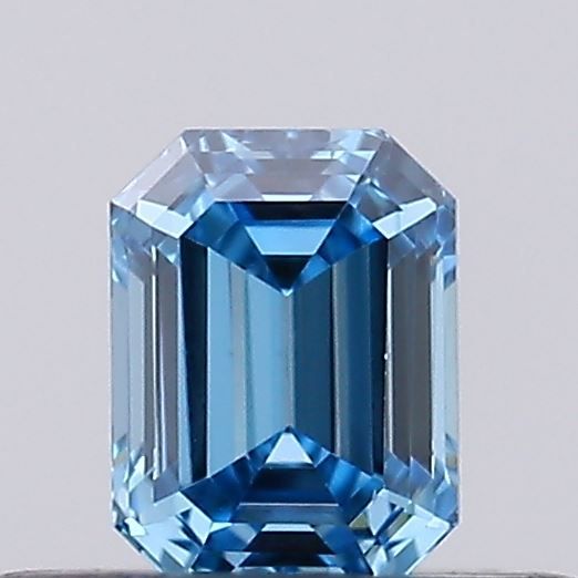 0.23 CT Fancy Vivid Blue EMERALD