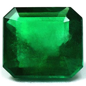 Szmaragd 3,31 ct, zielony, szlif szmaragdowy