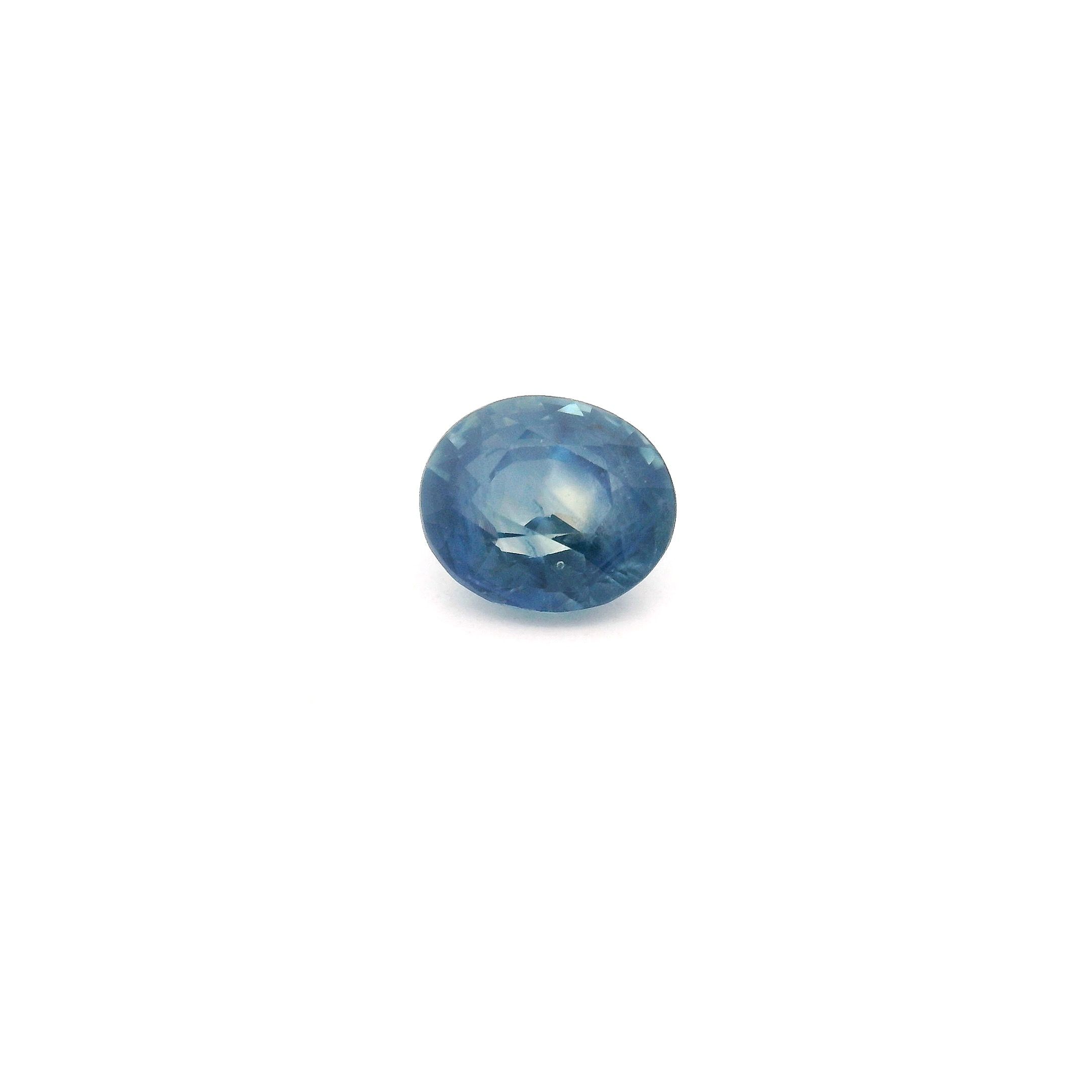 Szafir 1,00 ct, niebieski, szlif owalny