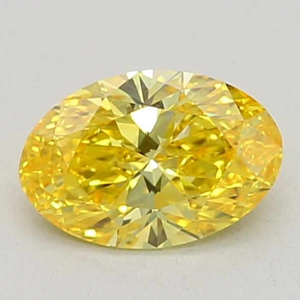0.5 CT Fancy Vivid Yellow OVAL