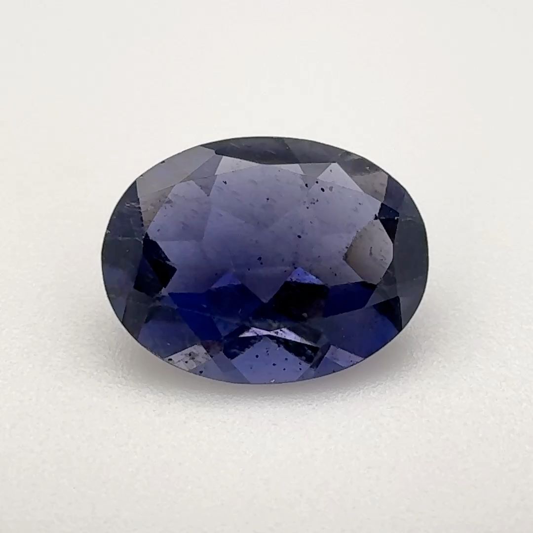 Iolit 2,21 ct, niebieski, szlif owalny