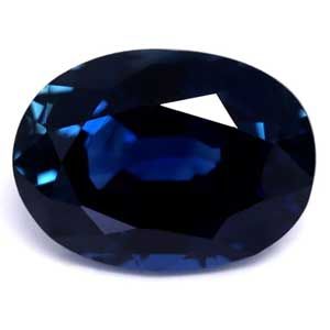 SAPPHIRE FACETED 1.08ct BLUE Intense Blue EC MADAGASCAR NONE