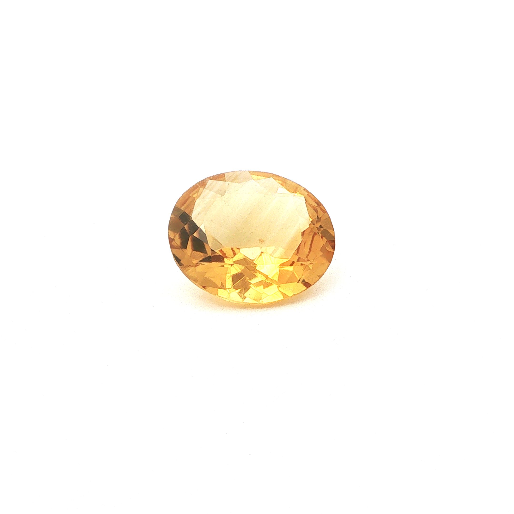 8.31 ct Oval citrine