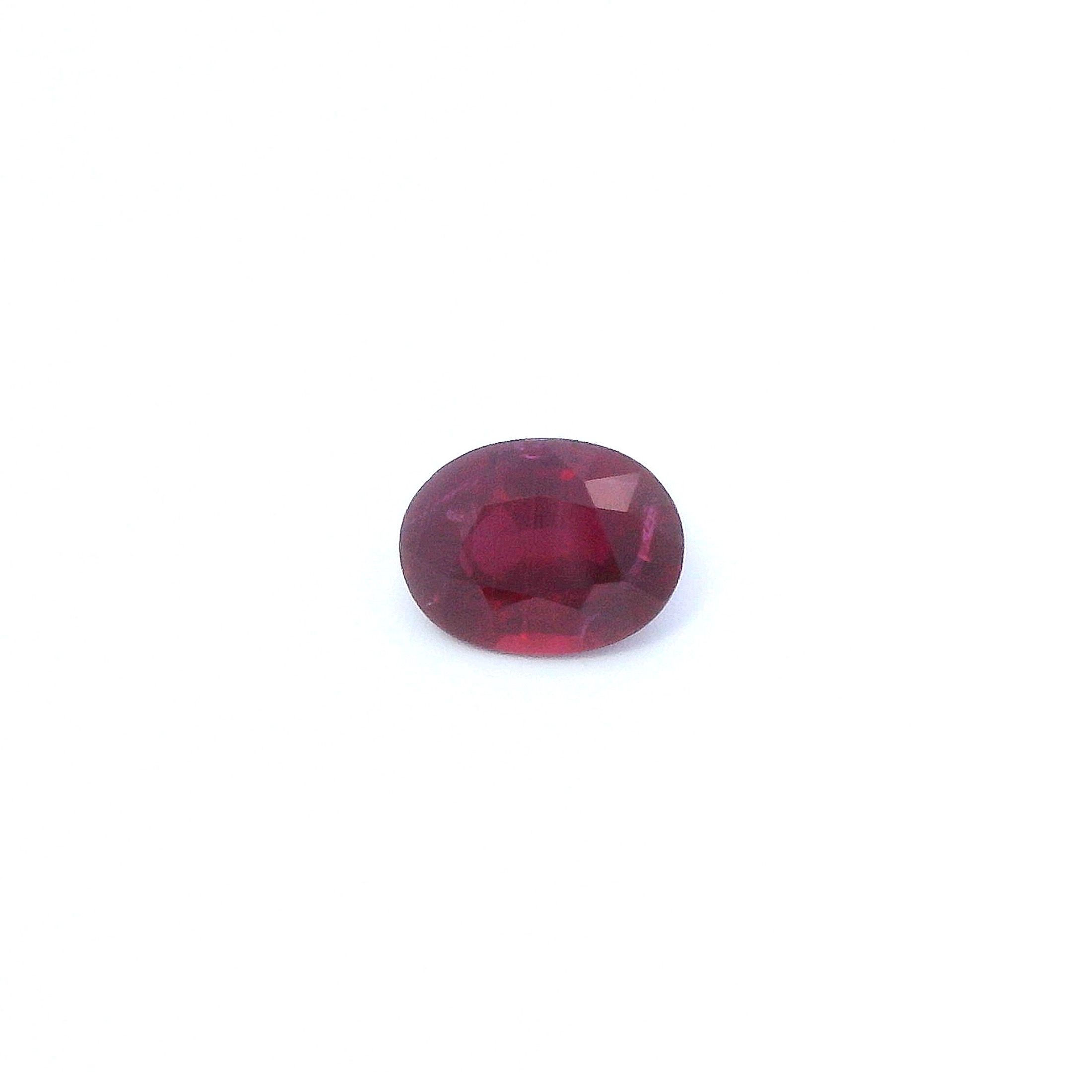 1.73 ct Oval ruby