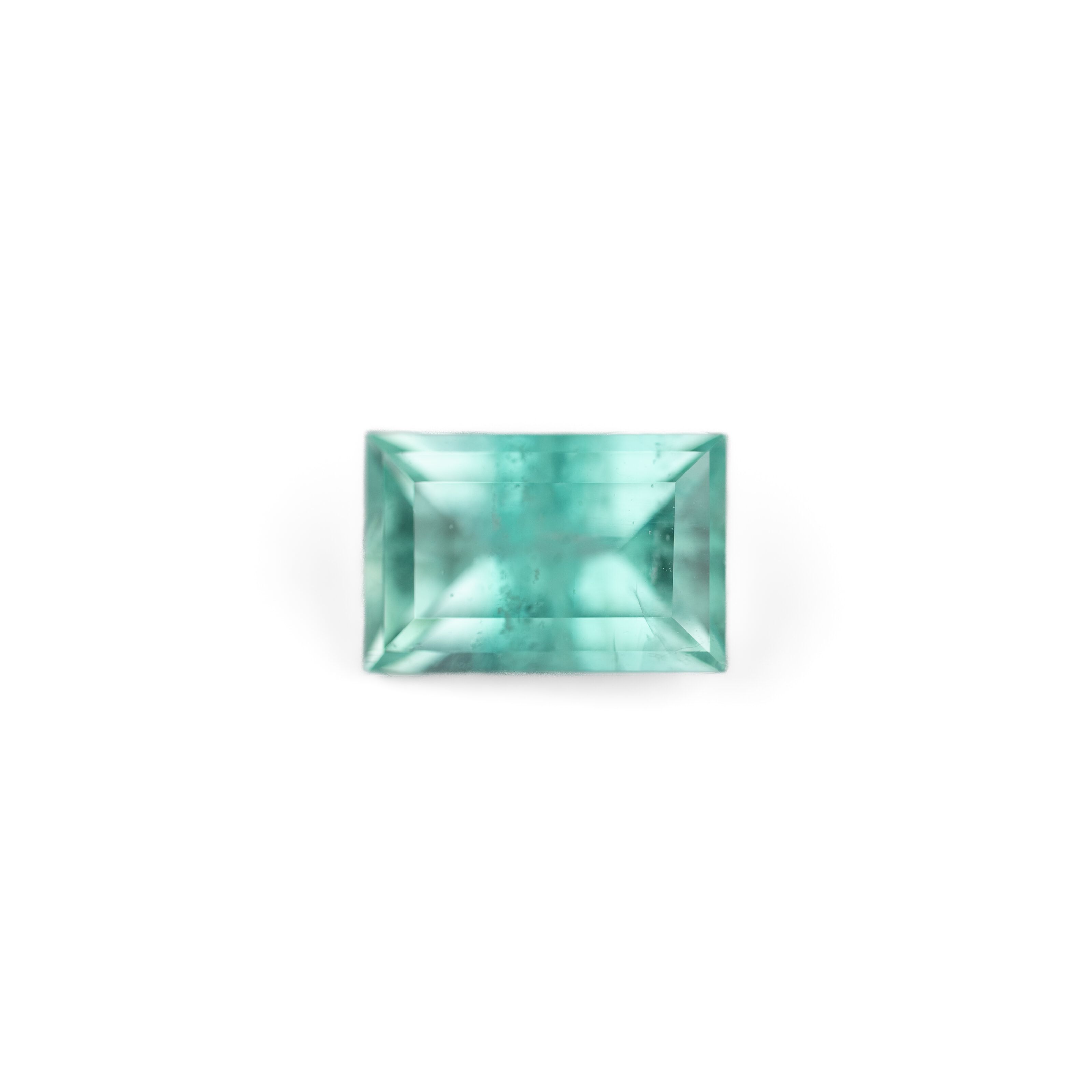 Szmaragd 1,04 ct, zielony, szlif bagietka