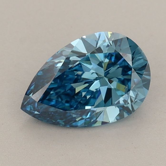 0.85 CT Fancy Vivid Blue PEAR