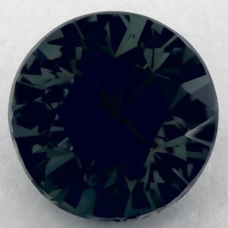 Szafir 1,30 ct, zielony, szlif okrągły