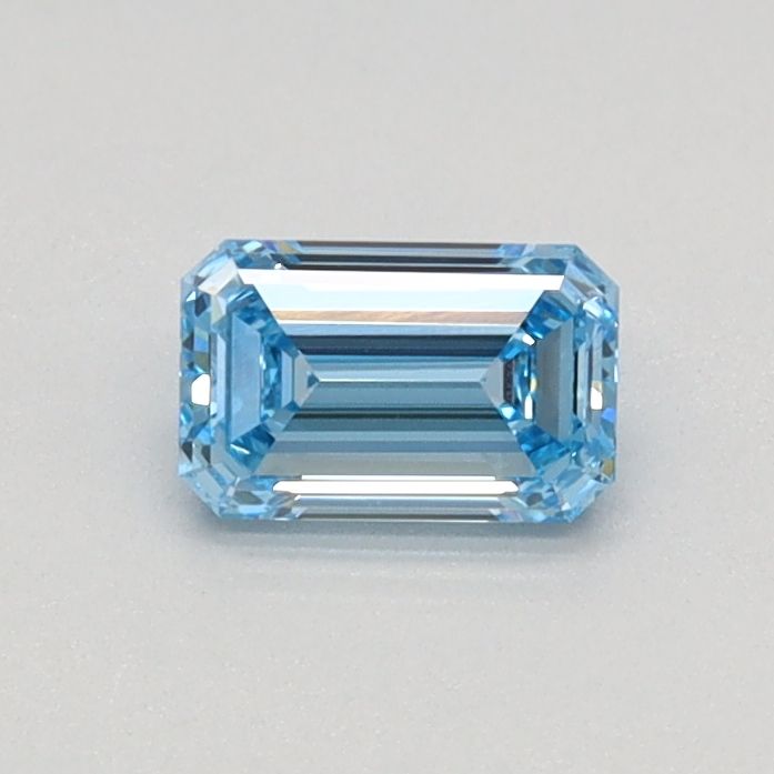 0.34 CT Fancy Intense Blue EMERALD
