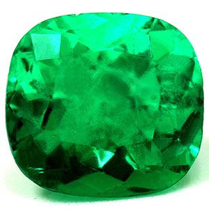 Szmaragd 3,97 ct, zielony, szlif cushion