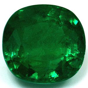 Szmaragd 5,38 ct, zielony, szlif cushion
