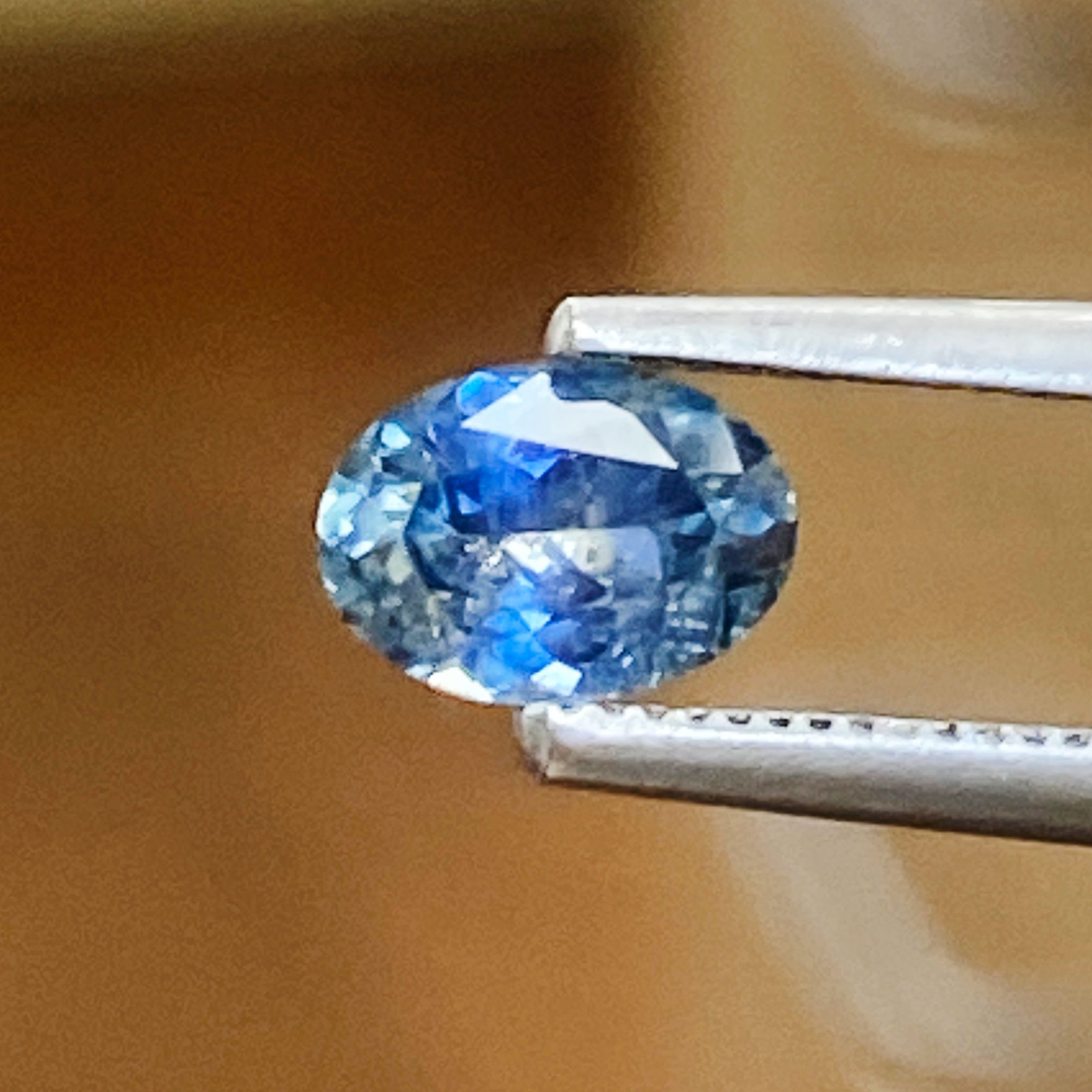 SAPPHIRE FACETED 0.54ct GREEN Blue Green EC UNITEDSTATES HEATED