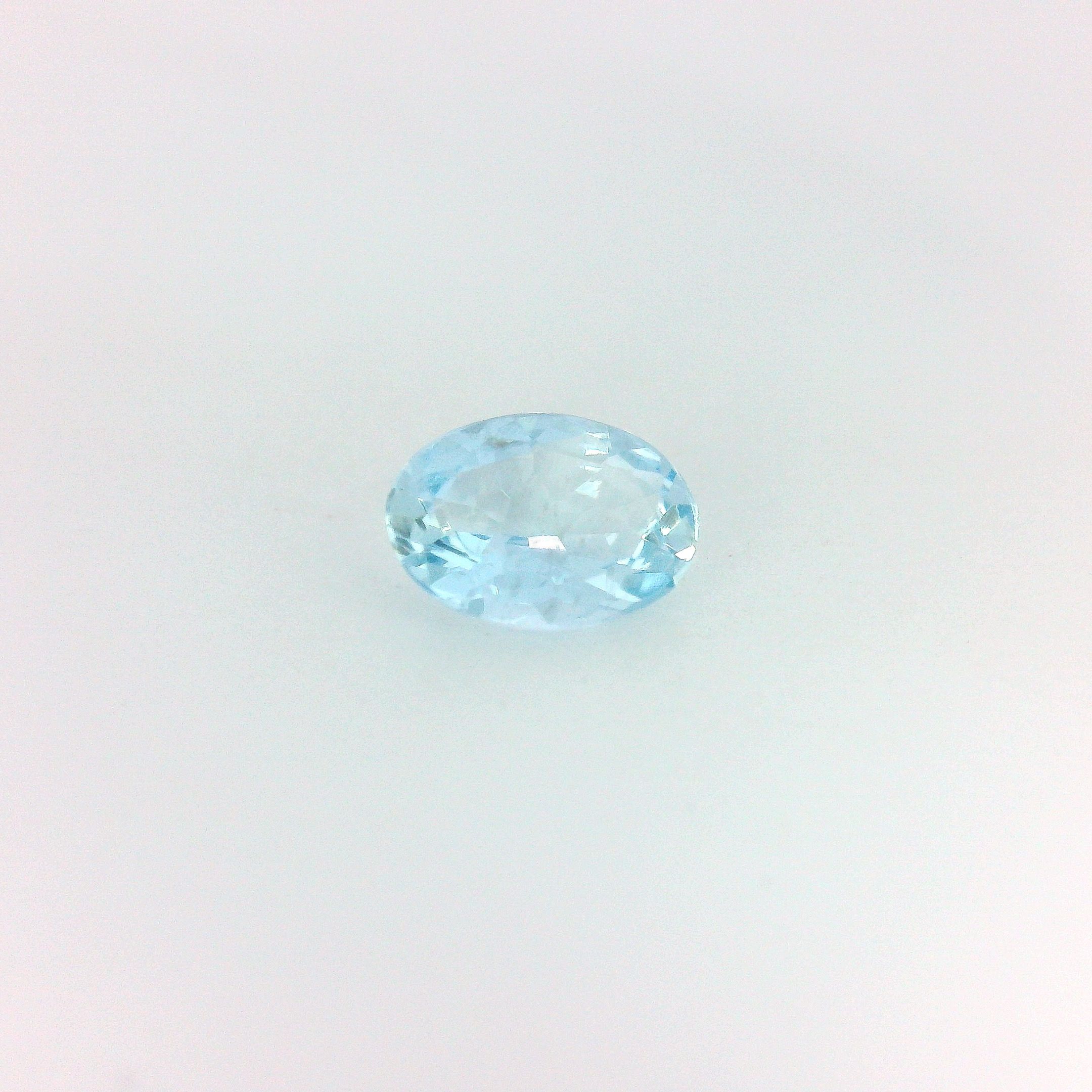 0.63 ct Oval aquamarine