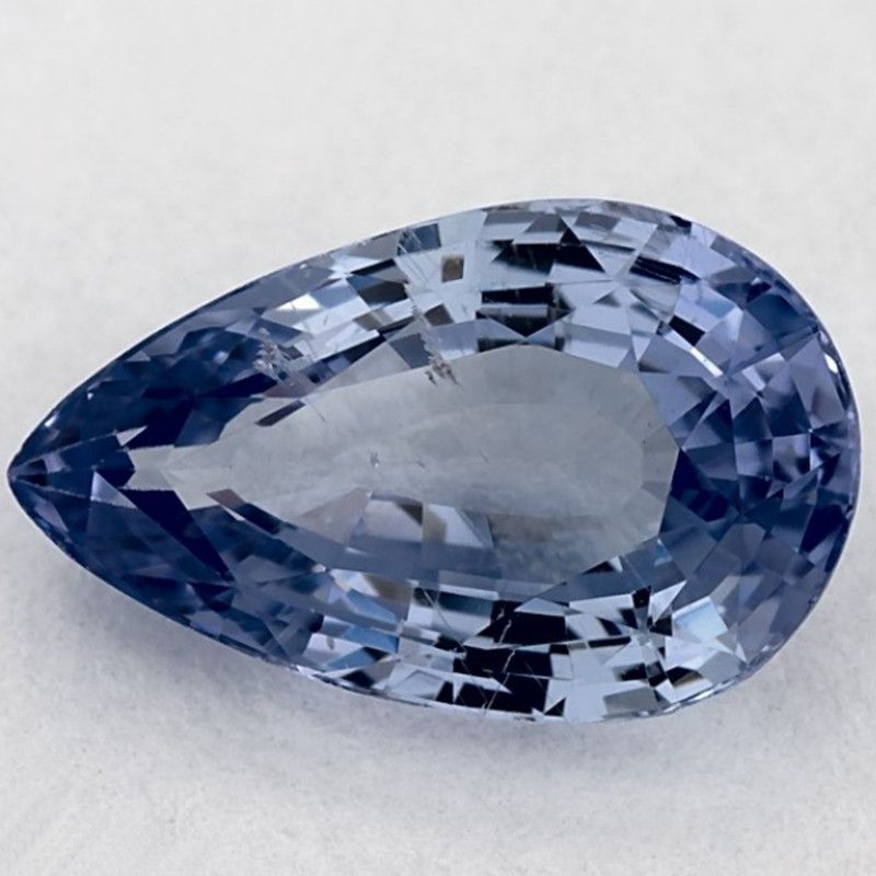 Szafir 1,60 ct, niebieski, szlif gruszka