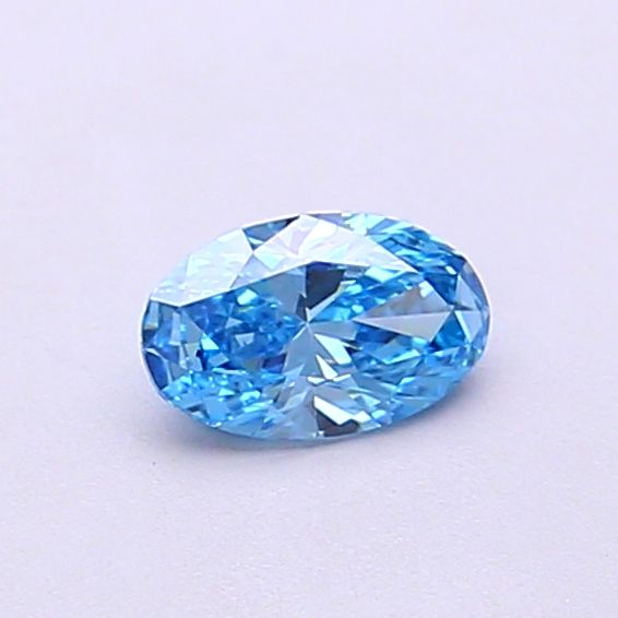 0.3 CT Fancy Vivid Blue OVAL