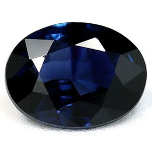 Szafir 1,52 ct, niebieski, szlif owalny