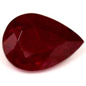 RUBY FACETED 2.22ct RED Deep Red SI REST_OF_AFRICA HEATED