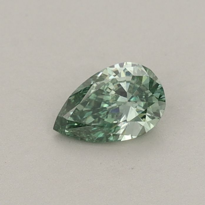 0.27 CT Fancy Vivid Green PEAR