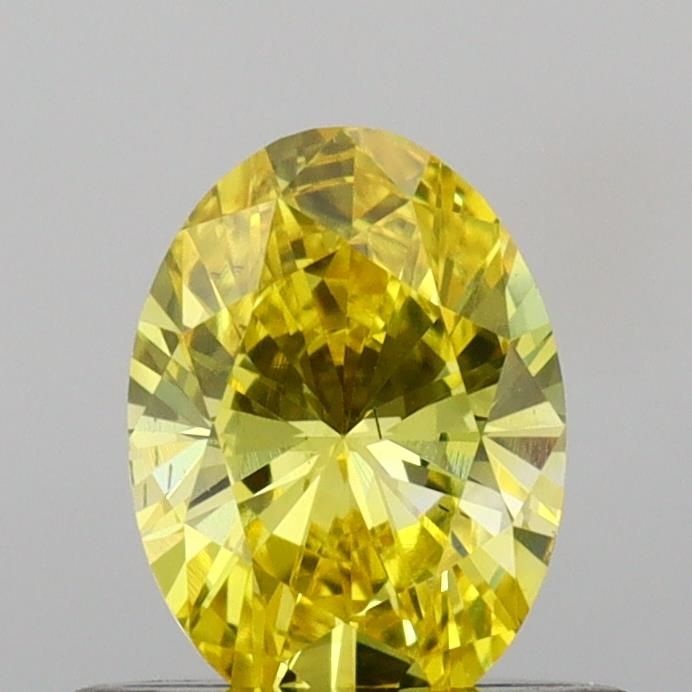 0.6 CT Fancy Vivid Yellow OVAL