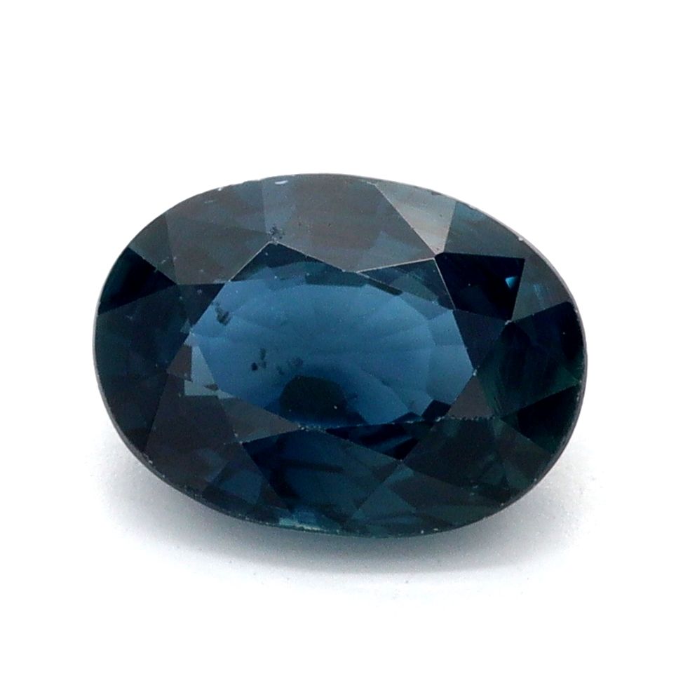 Szafir 1,05 ct, niebieski, szlif owalny