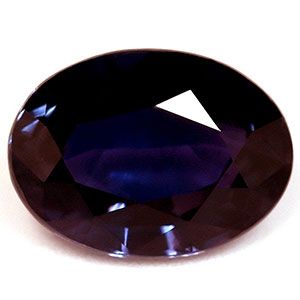 Szafir 3,03 ct, purpurowy, szlif owalny