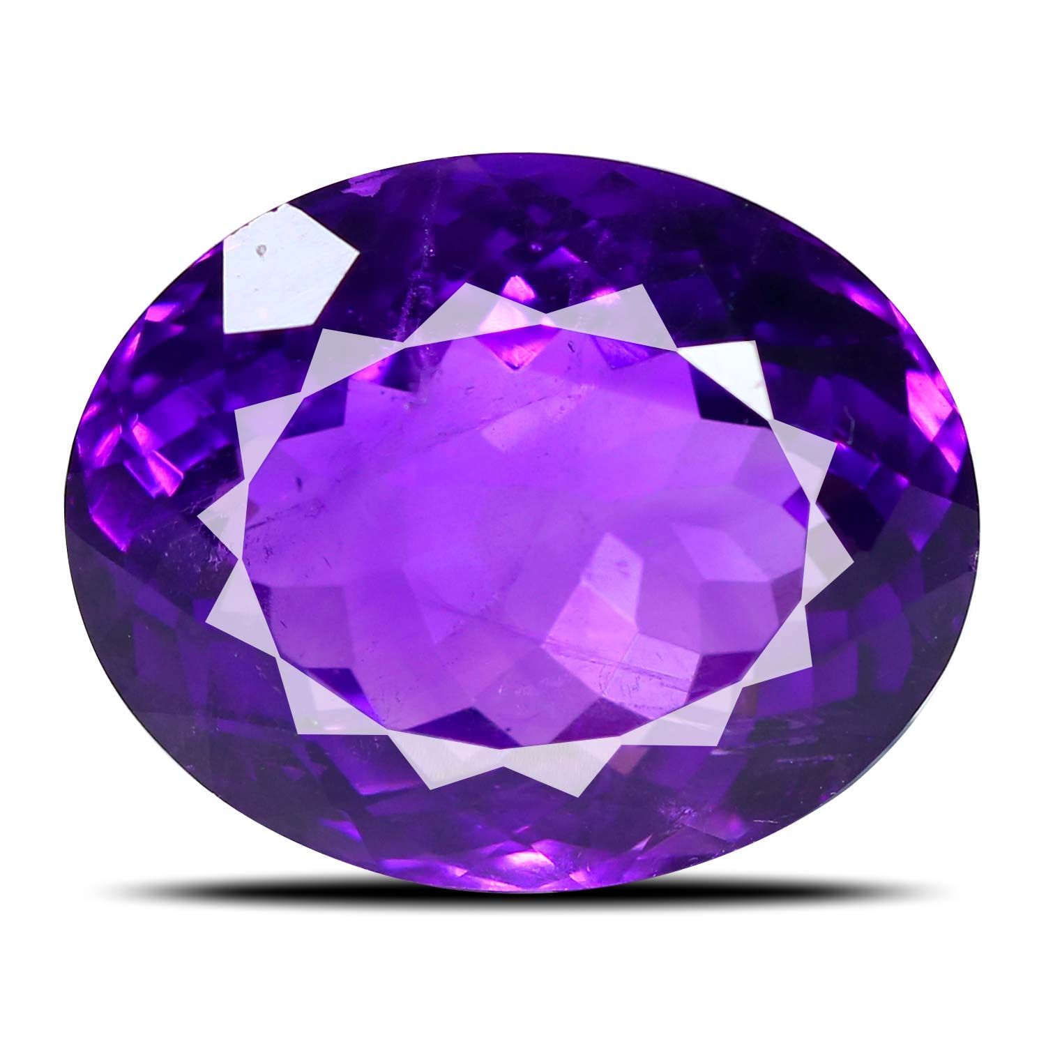 AMETHYST FACETED 13.76ct VIOLET MI REST_OF_AFRICA NONE