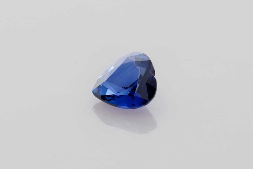 SAPPHIRE FACETED 1.04ct BLUE Vivid BLUE SI SRILANKA HEATED