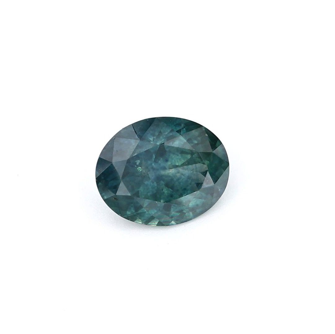 SAPPHIRE FACETED 1.36ct GREEN Green EC UNITEDSTATES HEATED