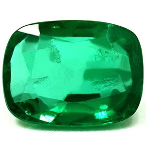 Szmaragd 4,49 ct, zielony, szlif cushion