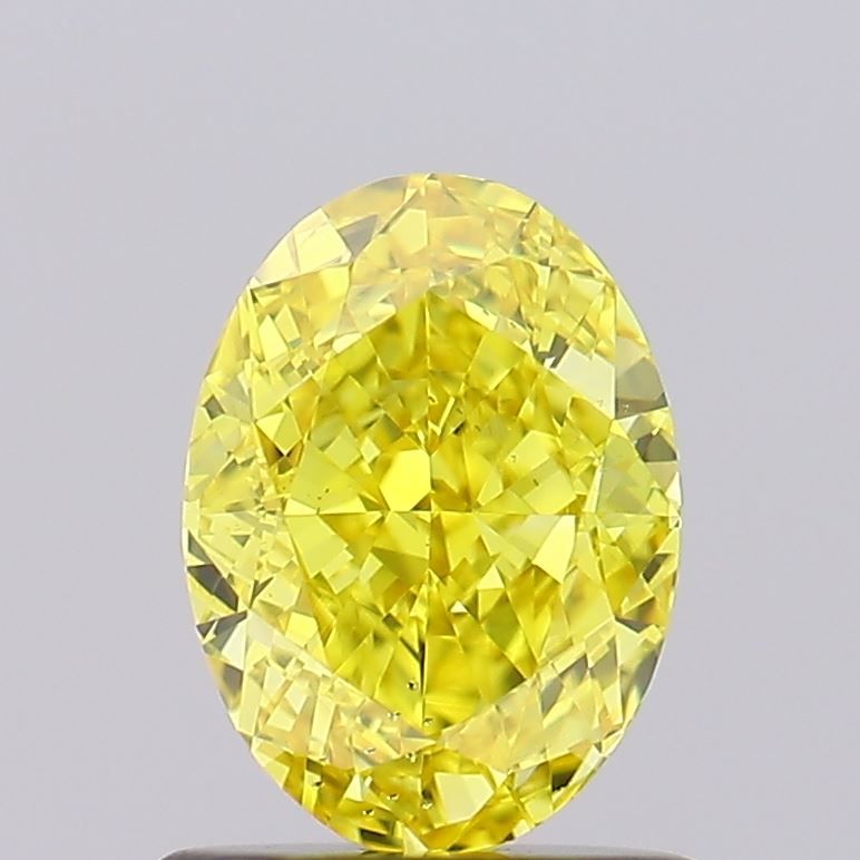 1.03 CT Fancy Intense Yellow OVAL