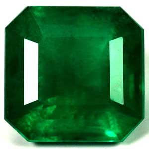 Szmaragd 1,44 ct, zielony, szlif szmaragdowy