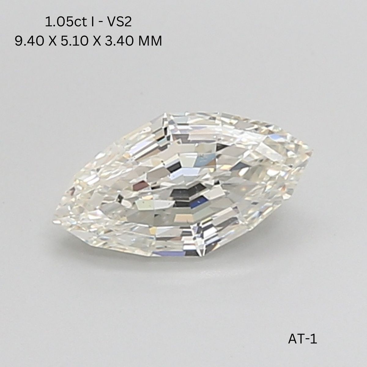 Prírodný diamant markíz,...